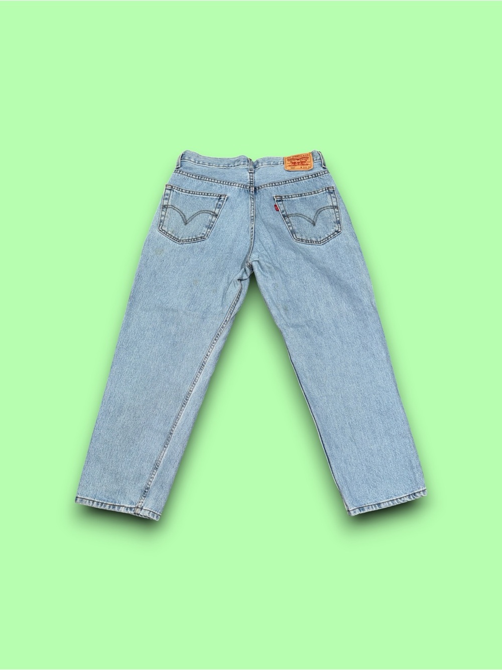 Vintage 90s Levi's 550 Relaxed Fit Jeans Mens 34x29 Blue Tapered Leg Denim - Picture 3 of 4